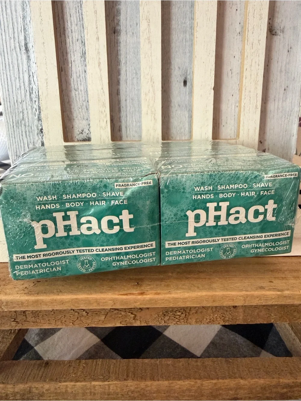 Lot X 6 NIB pHact Soap Free Moisturizing Cleansing Bar By Andrew Lessman 4.25oz